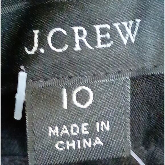 J. Crew Women 10 Black Flat Front Drapey Cupro Blend Trousers Dress Pants NWT - Picture 5 of 8